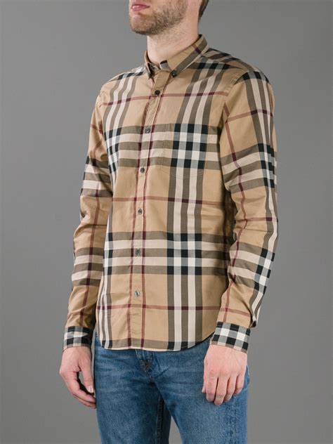 burberry b shirt|Burberry shirts for men.